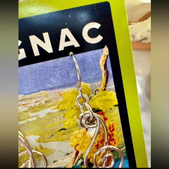 Vintage Handmade Quality Sterling Silver 925 drop dangle Earrings - Picture 8 of 15